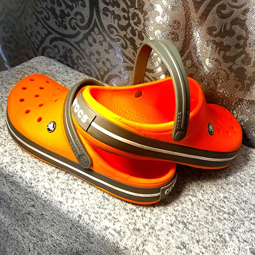 Limited Edition Orange Crocs M 11